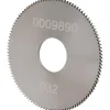 Jeweler's Saw: 1-1/4" Dia, 0.032" Thick, 3/8" Arbor Hole, 110 Teeth, Solid Carbide