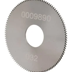 Jeweler's Saw: 1-1/4" Dia, 0.032" Thick, 3/8" Arbor Hole, 110 Teeth, Solid Carbide