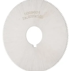 Jeweler's Saw: 2" Dia, 0.025" Thick, 1/2" Arbor Hole, 152 Teeth, High Speed Steel