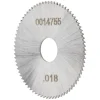 Jeweler's Saw: 1" Dia, 0.018" Thick, 1/4" Arbor Hole, 76 Teeth, High Speed Steel