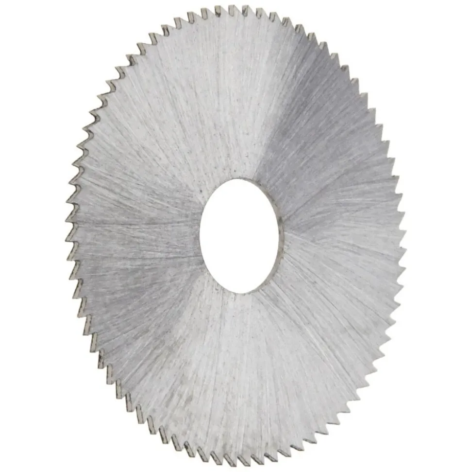 Jeweler's Saw: 1" Dia, 0.018" Thick, 1/4" Arbor Hole, 76 Teeth, High Speed Steel