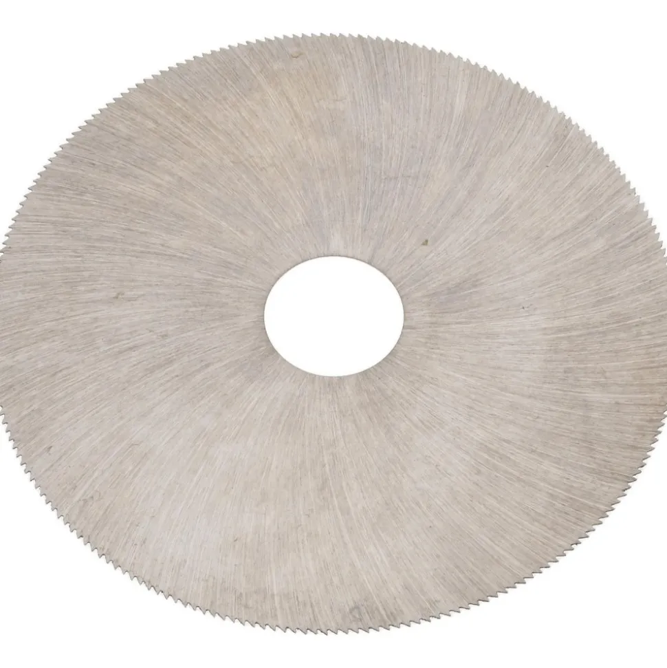 Jeweler's Saw: 2-1/2" Dia, 0.008" Thick, 1/2" Arbor Hole, 220 Teeth, High Speed Steel