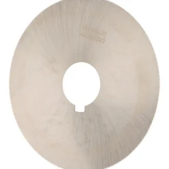Jeweler's Saw: 4" Dia, 0.02" Thick, 1" Arbor Hole, 310 Teeth, High Speed Steel