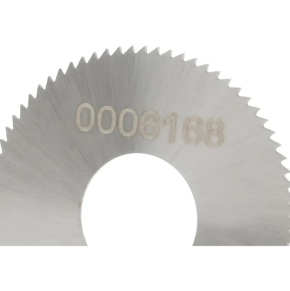Jeweler's Saw: 1" Dia, 0.014" Thick, 3/8" Arbor Hole, 76 Teeth, High Speed Steel