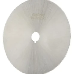 Jeweler's Saw: 4" Dia, 0.045" Thick, 1/2" Arbor Hole, 220 Teeth, High Speed Steel