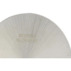 Jeweler's Saw: 4" Dia, 0.045" Thick, 1/2" Arbor Hole, 220 Teeth, High Speed Steel