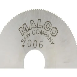 Jeweler's Saw: 1-1/2" Dia, 0.006" Thick, 3/8" Arbor Hole, 140 Teeth, High Speed Steel