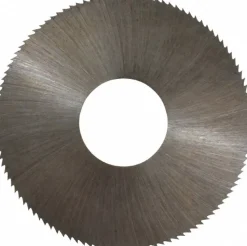 Jeweler's Saw: 1-1/2" Dia, 0.016" Thick, 1/2" Arbor Hole, 110 Teeth, High Speed Steel