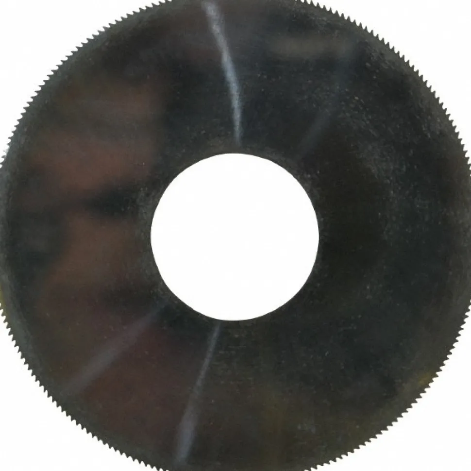Jeweler's Saw: 3" Dia, 0.02" Thick, 1" Arbor Hole, 230 Teeth, Solid Carbide
