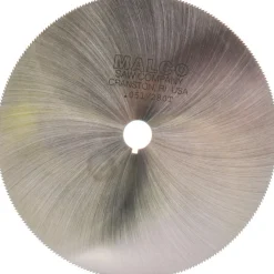 Jeweler's Saw: 5" Dia, 0.051" Thick, 1/2" Arbor Hole, 280 Teeth, High Speed Steel