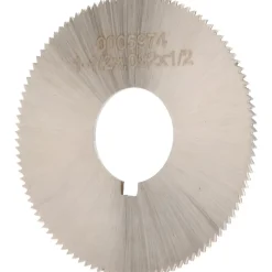 Jeweler's Saw: 1-1/2" Dia, 0.032" Thick, 1/2" Arbor Hole, 110 Teeth, High Speed Steel
