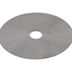Jeweler's Saw: 3" Dia, 0.02" Thick, 1/2" Arbor Hole, 230 Teeth, Solid Carbide