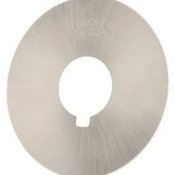Jeweler's Saw: 3" Dia, 0.025" Thick, 1" Arbor Hole, 220 Teeth, High Speed Steel