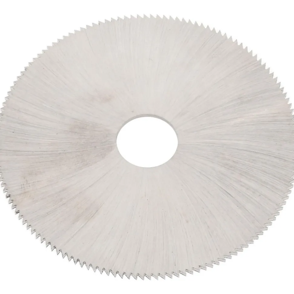 Jeweler's Saw: 2-1/2" Dia, 0.045" Thick, 1/2" Arbor Hole, 140 Teeth, High Speed Steel