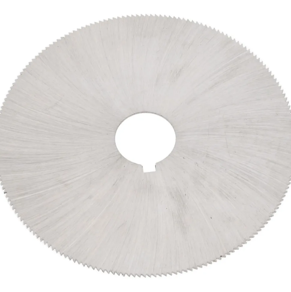 Jeweler's Saw: 2-1/2" Dia, 0.025" Thick, 1/2" Arbor Hole, 190 Teeth, High Speed Steel