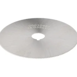 Jeweler's Saw: 3" Dia, 0.035" Thick, 1/2" Arbor Hole, 168 Teeth, High Speed Steel