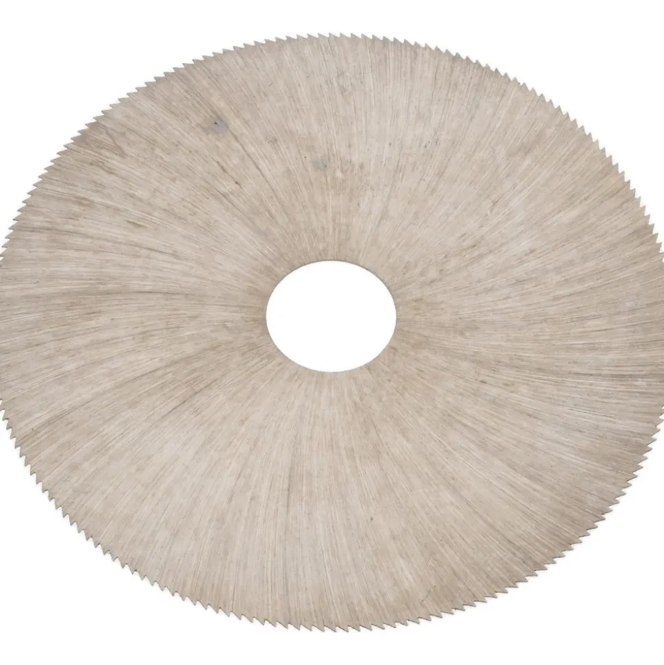Jeweler's Saw: 2" Dia, 0.008" Thick, 3/8" Arbor Hole, 190 Teeth, High Speed Steel