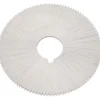 Jeweler's Saw: 2" Dia, 0.057" Thick, 1/2" Arbor Hole, 110 Teeth, High Speed Steel