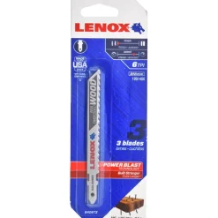 Jigsaw Blade: Bi-Metal, 6 TPI, 0.05" Blade Thickness, 3/8" Blade Width