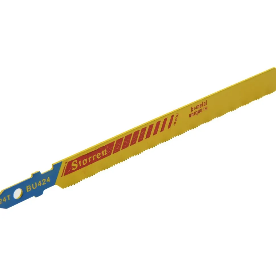 Jigsaw Blade: Bi-Metal, 24 TPI, 0.04" Blade Thickness, 3/8" Blade Width