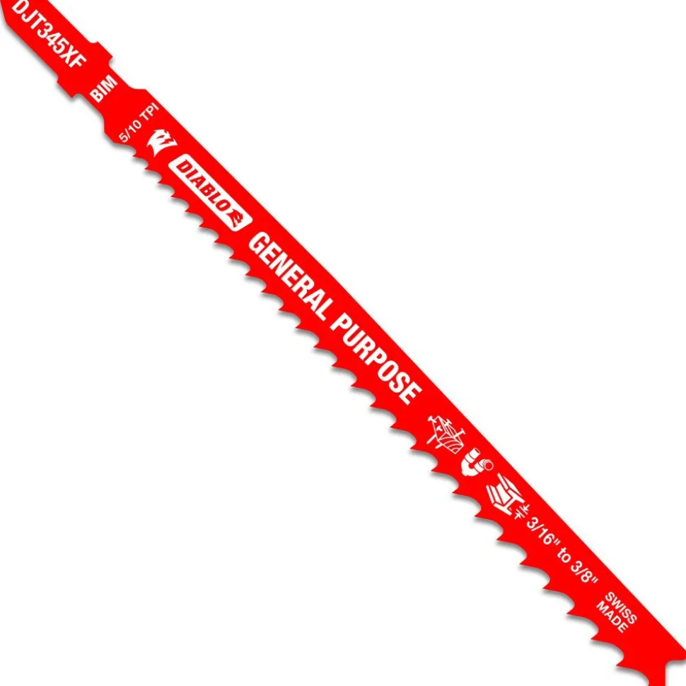 Jigsaw Blade: Bi-Metal, 5-10 TPI, 2.95" Blade Thickness, 2.95" Blade Width