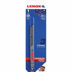 Jigsaw Blade: Bi-Metal, 10 TPI, 0.05" Blade Thickness, 3/8" Blade Width
