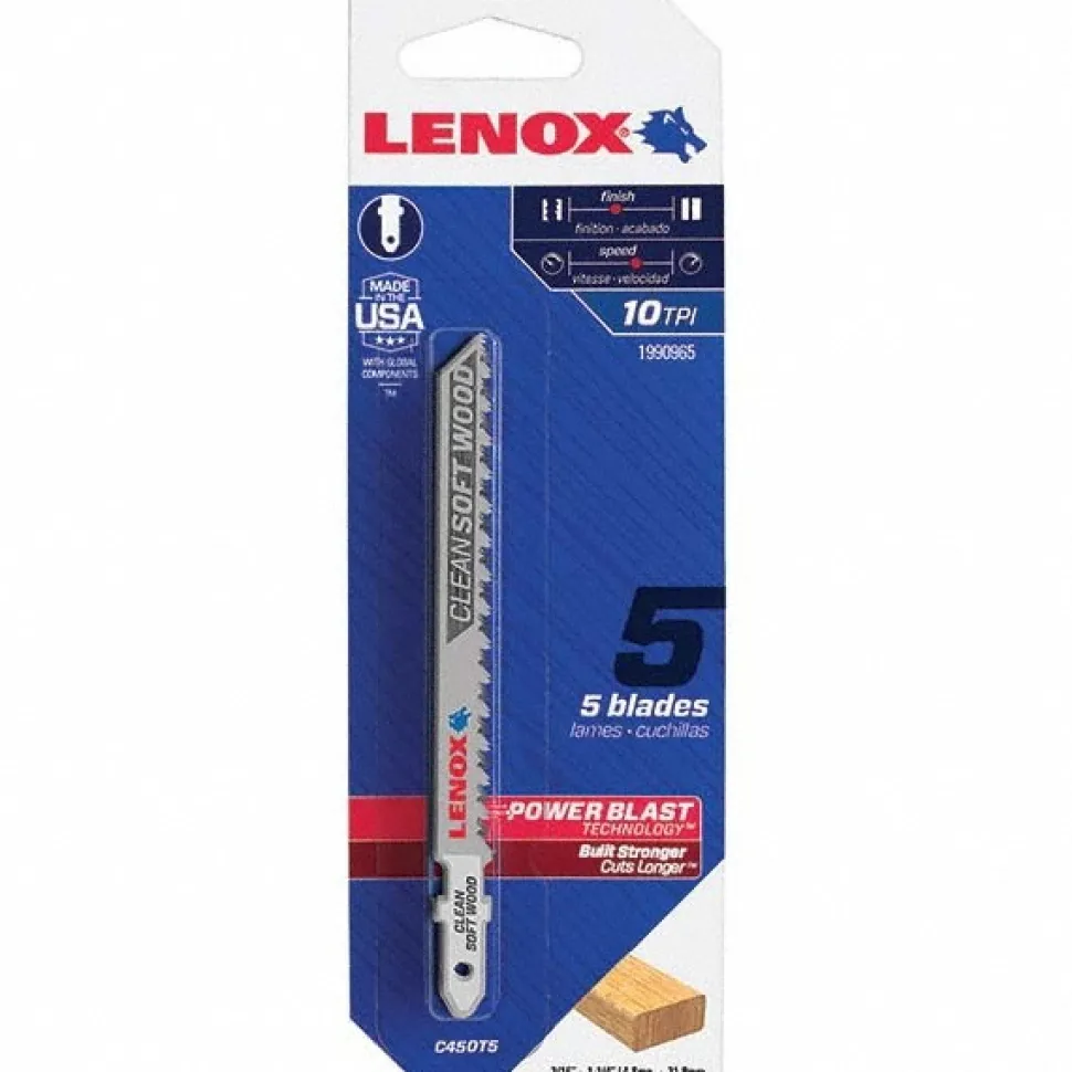 Jigsaw Blade: Bi-Metal, 10 TPI, 0.058" Blade Thickness, 5/16" Blade Width