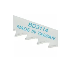 Jigsaw Blade: Bi-Metal, 6 TPI, 0.035" Blade Thickness, 5/16" Blade Width