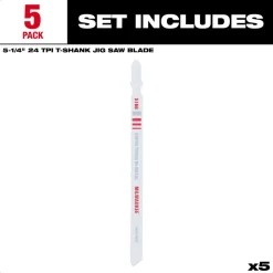 Jigsaw Blades: Blade Length (Inch): 5.2500
