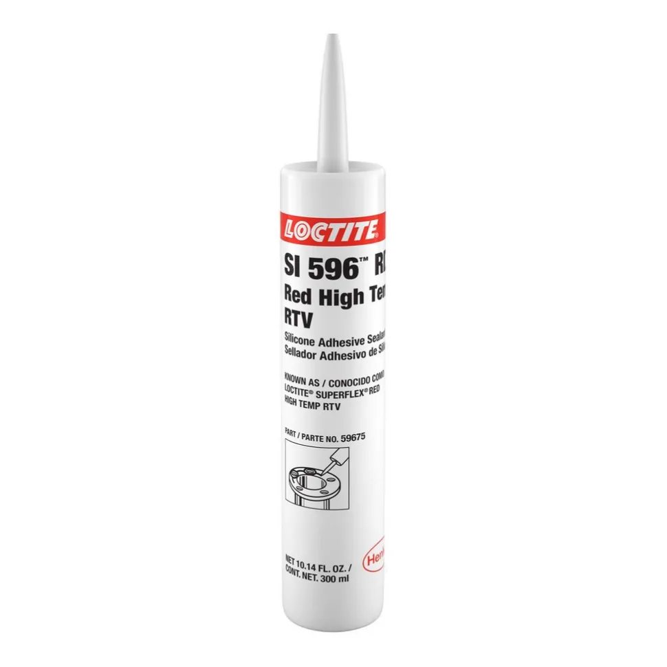Joint Sealant: 300 mL Cartridge, Red, RTV Silicone