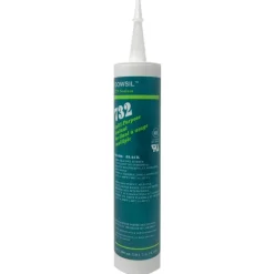 Joint Sealant: 10.1 oz Cartridge, Black, RTV Silicone