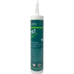 Joint Sealant: 10.1 oz Cartridge, Clear, RTV Silicone