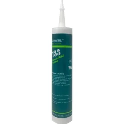 Joint Sealant: 10.1 oz Cartridge, Clear, RTV Silicone