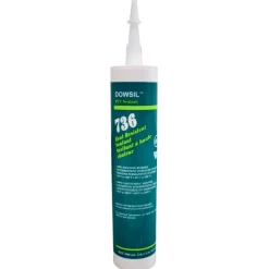 Joint Sealant: 10.1 oz Cartridge, Red, RTV Silicone