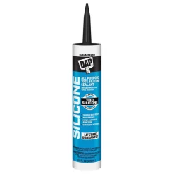 Joint Sealant: 10.1 oz Tube, Black, RTV Silicone