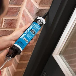Joint Sealant: 10.1 oz Tube, Black, RTV Silicone