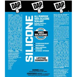 Joint Sealant: 10.1 oz Tube, Black, RTV Silicone
