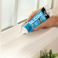 Joint Sealant: 2.8 oz Tube, Clear, RTV Silicone