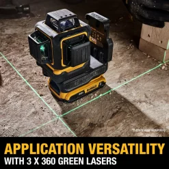 Laser Levels: Level Type: 3-Point, Self-Leveling Cross Line Laser; Laser Class: Class II; Laser Projection Orientation: Vertical, Horizontal; Plumb Type: Down
