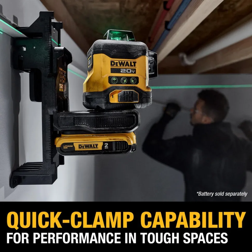 Laser Levels: Level Type: 3-Point, Self-Leveling Cross Line Laser; Laser Class: Class II; Laser Projection Orientation: Vertical, Horizontal; Plumb Type: Down