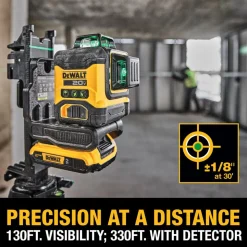Laser Levels: Level Type: 3-Point, Self-Leveling Cross Line Laser; Laser Class: Class II; Laser Projection Orientation: Vertical, Horizontal; Plumb Type: Down