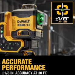 Laser Levels: Level Type: 3-Point, Self-Leveling Cross Line Laser; Laser Class: Class II; Laser Projection Orientation: Vertical, Horizontal; Plumb Type: Down