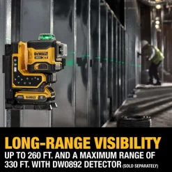 Laser Levels: Level Type: 3-Point, Self-Leveling Cross Line Laser; Laser Class: Class II; Laser Projection Orientation: Vertical, Horizontal; Plumb Type: Down