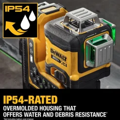 Laser Levels: Level Type: 3-Point, Self-Leveling Cross Line Laser; Laser Class: Class II; Laser Projection Orientation: Vertical, Horizontal; Plumb Type: Down
