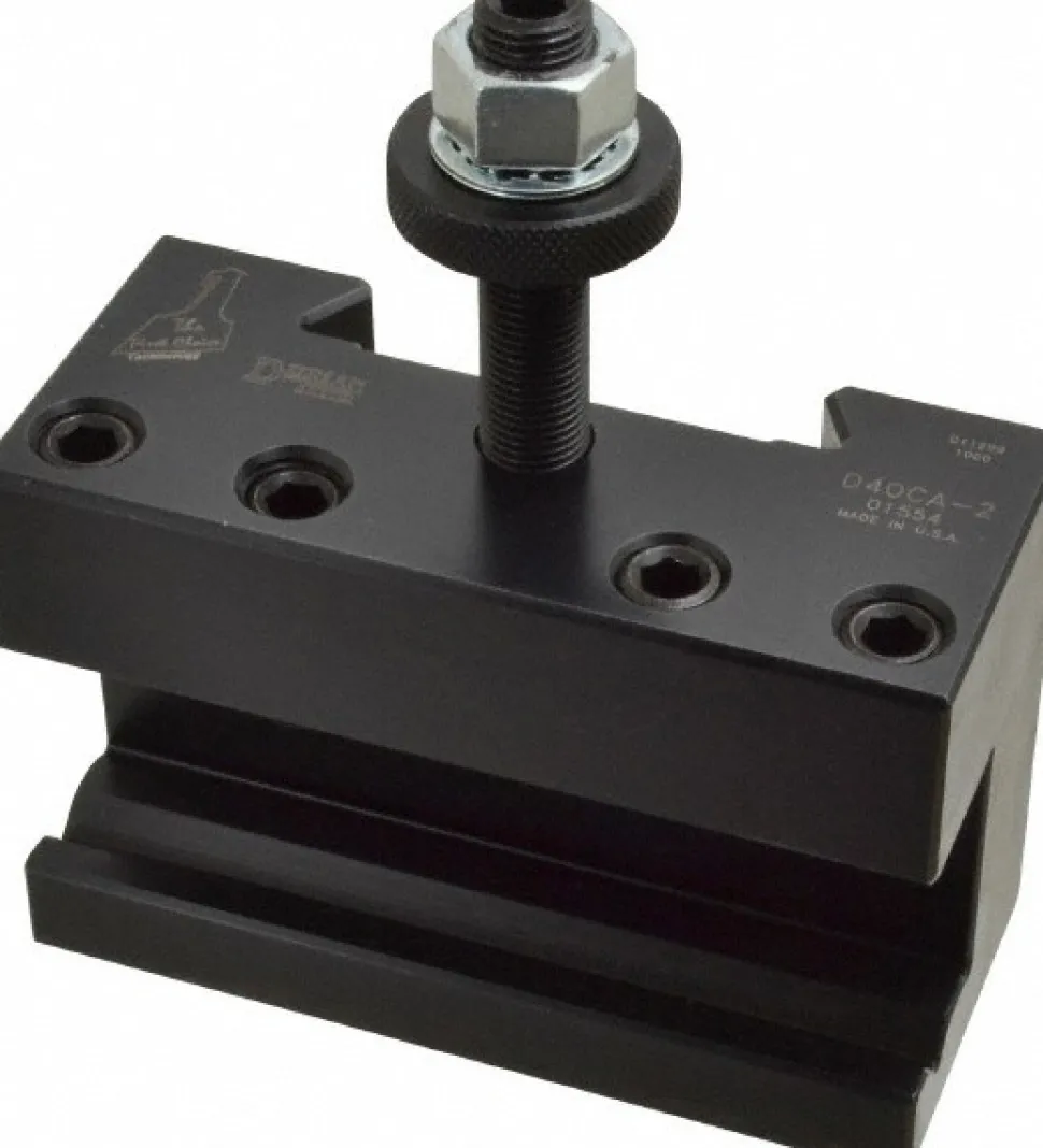 Lathe Tool Post Holder: Series CA, #2, Boring, Turning & Facing