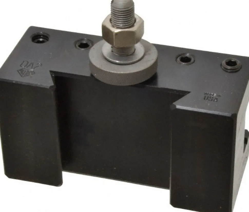 Lathe Tool Post Holder: Series DA, #2, Boring, Turning & Facing
