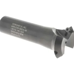 45° Lead Angle, 0.95" to 1.387" Cut Dia, Indexable & Chamfer End Mill