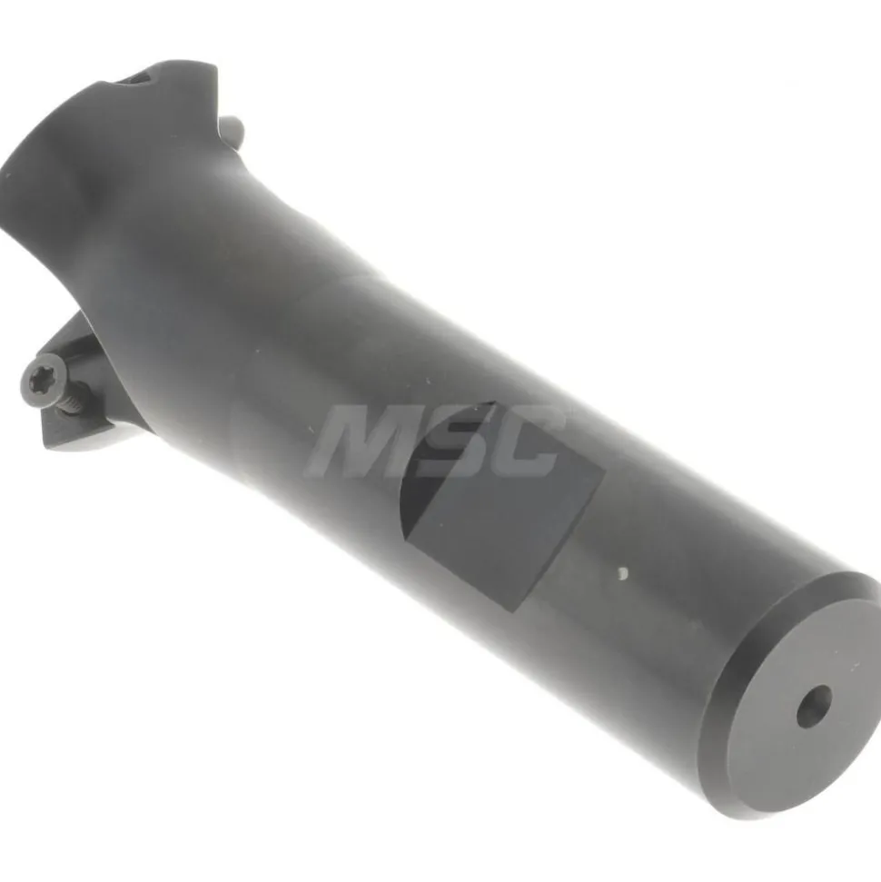 45° Lead Angle, 0.95" to 1.387" Cut Dia, Indexable & Chamfer End Mill