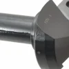 60° Lead Angle, 2.204" to 2.834" Cut Dia, Indexable & Chamfer End Mill