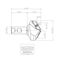 60° Lead Angle, 2.204